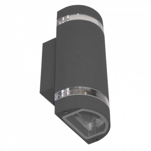 M037 Antracit siva 2xGU10 MAX 35W Lampa zidna IP44