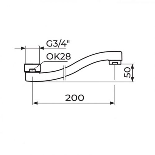 IZLIV S200 - ovalan S sa perlatorom