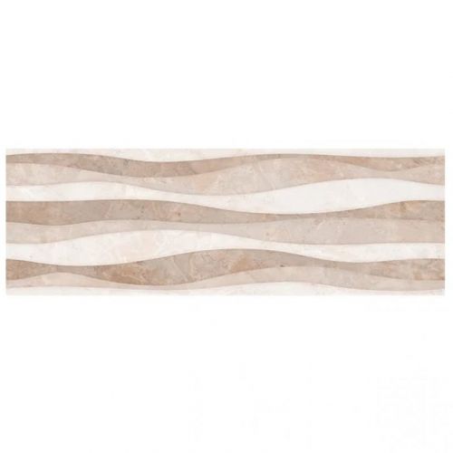 Decor Waves Montana Taupe 25x75