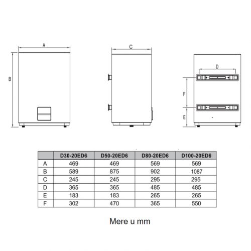 Bojler 50l Midea SG WiFi FLAT D50-20ED6