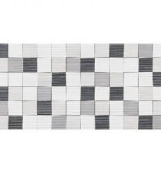 Keros Tessile Cubik Gris 25x50 OUTLET