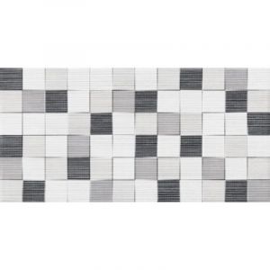 Keros Tessile Cubik Gris 25x50 OUTLET