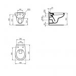 WC Šolja konzolna ECO J004501 IDS