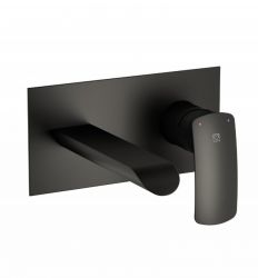 HERZ 00080B Elite e80B uzidna baterija za lavabo - black