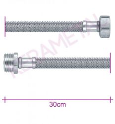  BRINOX crevo 1/2 - 1/2 30cm - MF