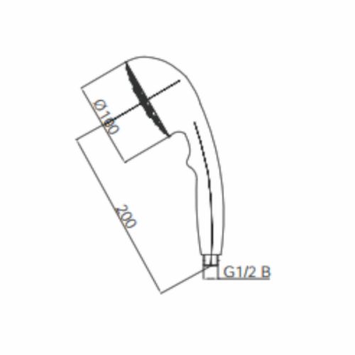 HERZ Tuš Ručica hrom a311 Prestige 12044