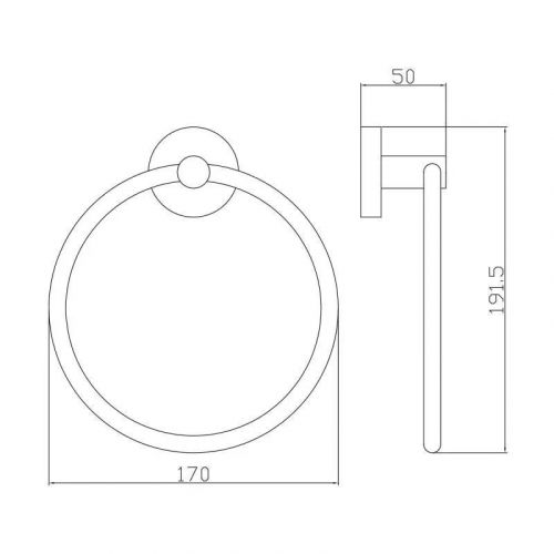 Držač peškira SE30191 O-Ring