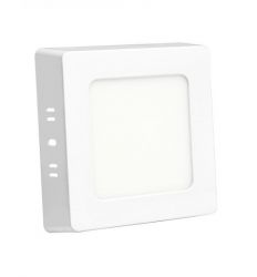 M6NK 6W 4000K beli nadgradni kvadratni LED panel